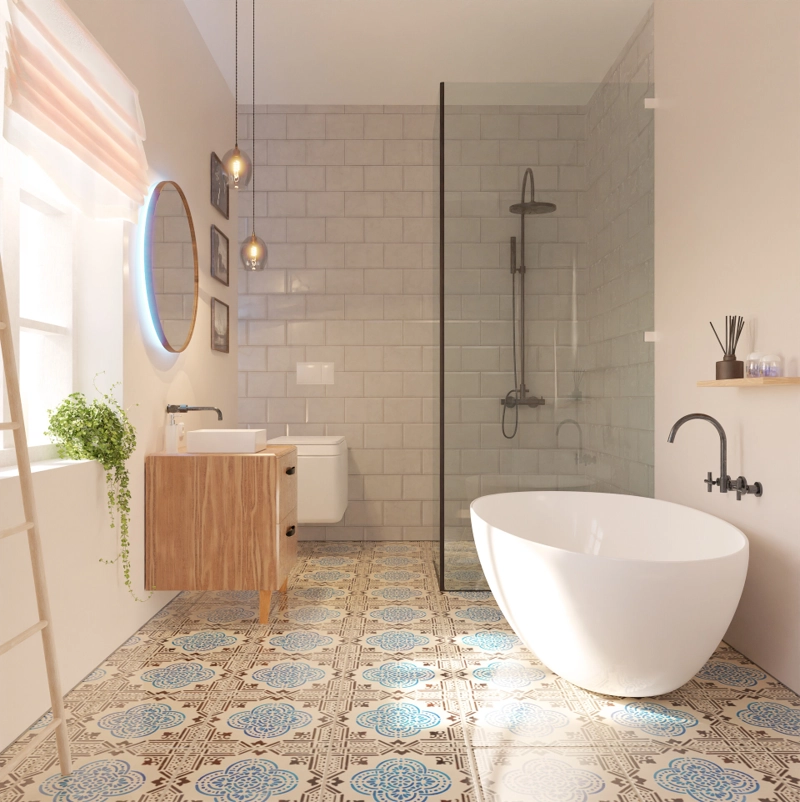 Bathroom in Estonia interior render