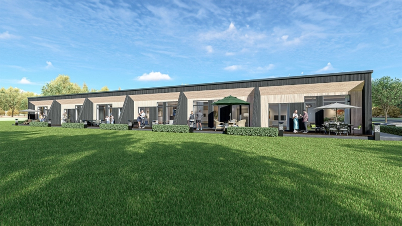 Kasteheina Street Terraced House exterior render