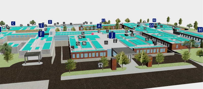 Tartu University Hospital 3D Map