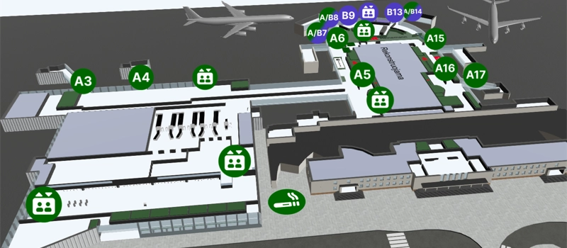 Vilnius Airport 3D Map